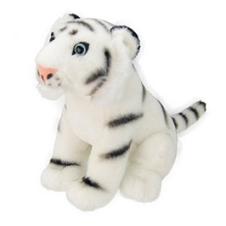 Játék Plyšový tygr bílý 20 cm 