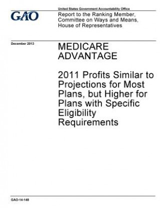 Buch Medicare Advantage: 2011 profits similar to projections for most plans, but higher for plans with specific eligibility requirements: repor U S Government Accountability Office