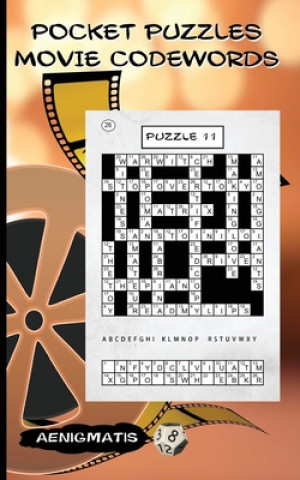 Książka Pocket Puzzles - Movie Codewords Aenigmatis