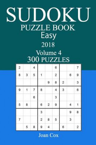 Carte 300 Easy Sudoku Puzzle Book - 2018 Joan Cox