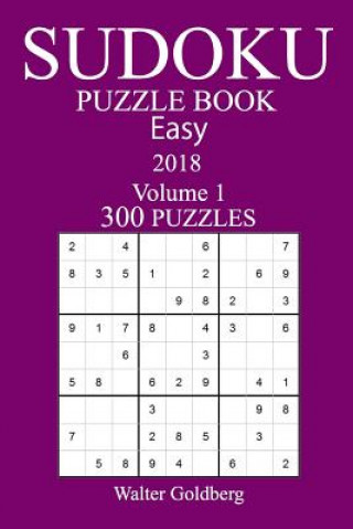 Kniha 300 Easy Sudoku Puzzle Book - 2018 Walter Goldberg