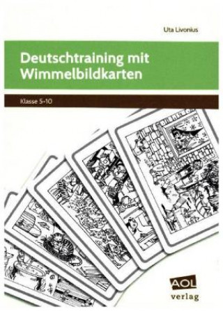 Gra/Zabawka Deutschtraining mit Wimmelbildkarten Uta Livonius