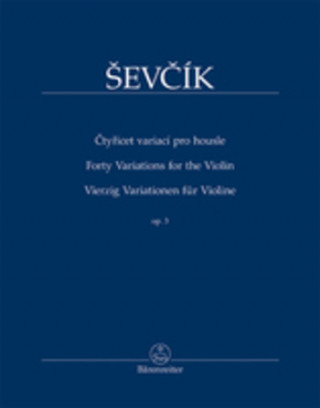 Книга Čtyřicet variací pro housle op. 3 Otakar Ševčík