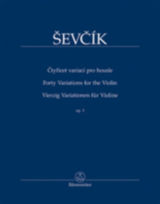 Buch Čtyřicet variací pro housle op. 3 Otakar Ševčík