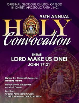 Knjiga 96th annual holy convocation Dr Charles M Laster Sr