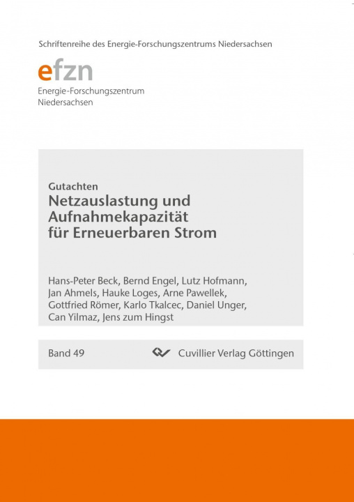 Buch Netzauslastung und Aufnahmekapazität für Erneuerbaren Strom Hans-Peter Beck