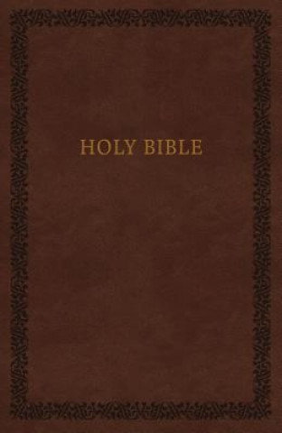 Książka KJV, Holy Bible, Soft Touch Edition, Leathersoft, Brown, Comfort Print Thomas Nelson