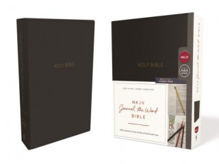 Kniha NKJV, Journal the Word Bible, Leathersoft, Black, Red Letter, Comfort Print Thomas Nelson