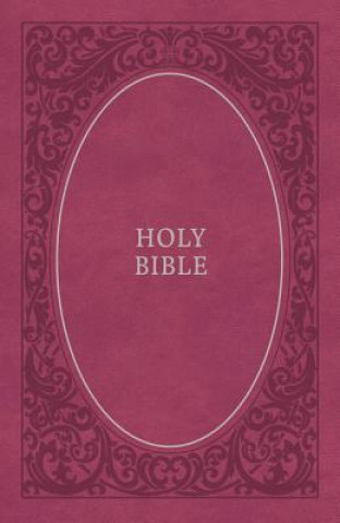 Książka NKJV, Holy Bible, Soft Touch Edition, Leathersoft, Pink, Comfort Print Thomas Nelson