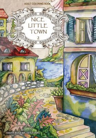 Książka Adult Coloring Book: Nice Little Town Tatiana Bogema (Stolova)