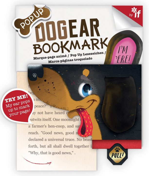 Kniha Dog Ear Bookmarks Frank (Dachshund) 