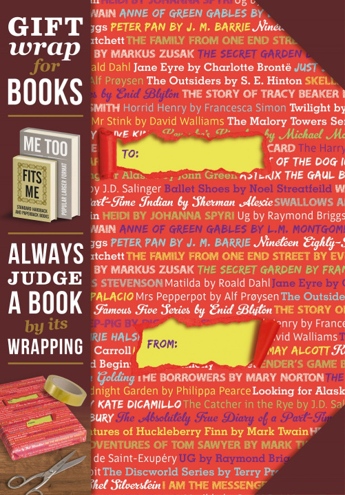 Carte Gift Wrap for Books - Not to be Missed 
