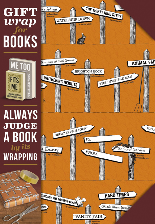 Kniha Gift Wrap for Books Novel Signposts 