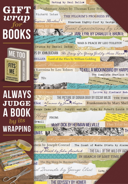 Kniha Gift Wrap for Books Reading List 