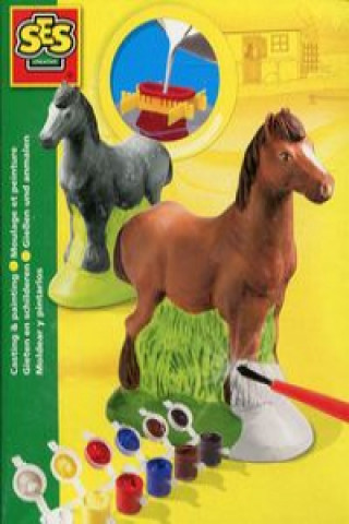 Gra/Zabawka Odlew gipsowy 3D Koń 