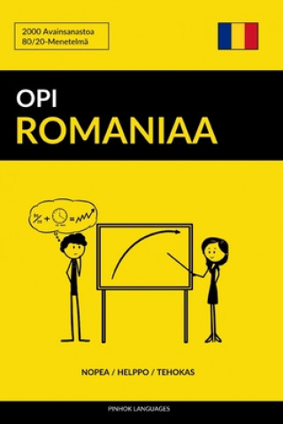 Könyv Opi Romaniaa - Nopea / Helppo / Tehokas: 2000 Avainsanastoa Pinhok Languages