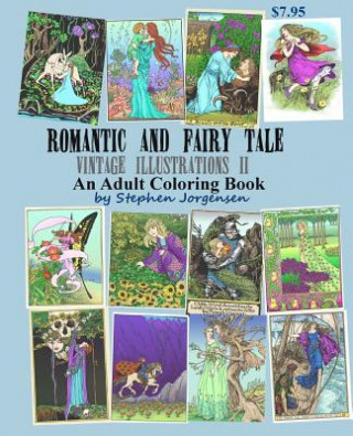 Könyv Romantic and Fairy Tale Vintage Illustrations II an Adult Coloring Book Stephen E Jorgensen