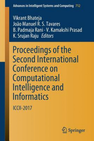 Libro Proceedings of the Second International Conference on Computational Intelligence and Informatics Vikrant Bhateja