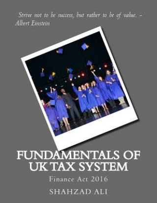 Könyv Fundamentals of UK Tax System Shahzad Ali