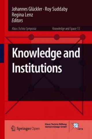 Knjiga Knowledge and Institutions Johannes Glückler