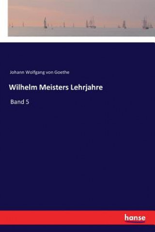 Knjiga Wilhelm Meisters Lehrjahre JOHANN WOLFG GOETHE