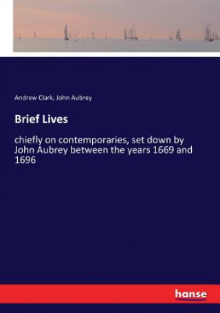 Kniha Brief Lives Clark Andrew Clark