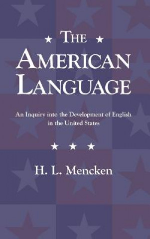 Kniha American Language H L Mencken
