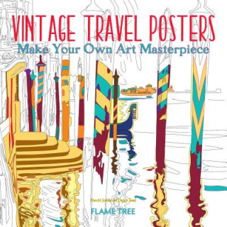 Kniha Vintage Travel Posters (Art Colouring Book) David Jones