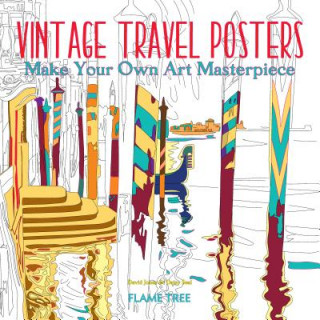 Βιβλίο Vintage Travel Posters (Art Colouring Book) David Jones