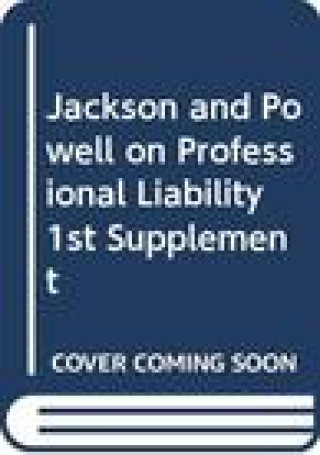 Kniha Jackson and Powell on Professional Liability Mark Cannon