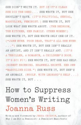 Carte How to Suppress Women's Writing Joanna Russ