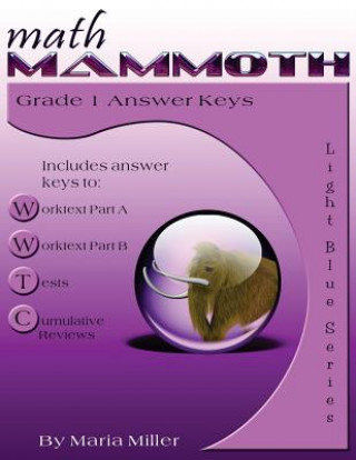 Carte Math Mammoth Grade 1 Answer Keys Maria Miller