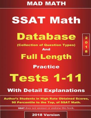 Book 2018 SSAT Database and 11 Tests John Su