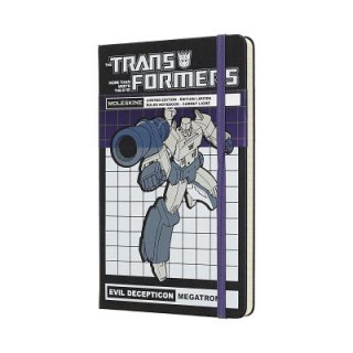 Kniha Moleskine Transformers Megatron Limited Edition Notebook Large Ruled 