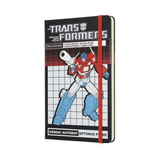 Kniha Moleskine Transformers Optimus Prime Limited Edition Notebook Large Ruled 