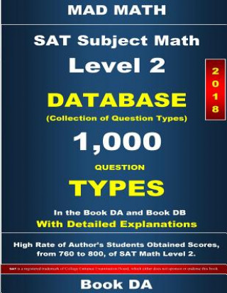 Carte 2018 SAT Subject Math Level 2 Book DA John Su