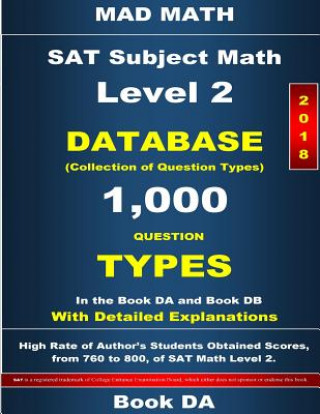 Buch 2018 SAT Subject Math Level 2 Book DA John Su