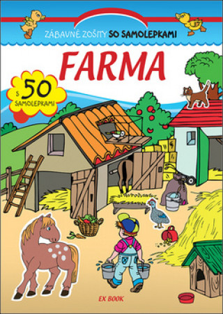 Kniha Zábavné zošity so samolepkami Farma 