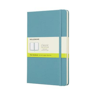 Book Moleskine Reef Blue Notebook Large Plain Hard Moleskine