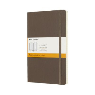 Carte Moleskine Earth Brown Notebook Large Ruled Soft Moleskine