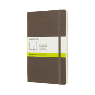 Carte Moleskine Earth Brown Notebook Large Plain Soft Moleskine