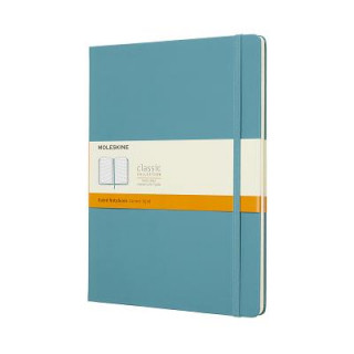 Kniha Moleskine Reef Blue Notebook Extra Large Ruled Hard Moleskine