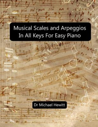 Carte Musical Scales and Arpeggios in All Keys for Easy Piano Dr Michael Hewitt