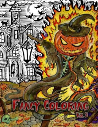 Carte Fancy Coloring: Beauty of Horror Adults Coloring Books Coloring Creator