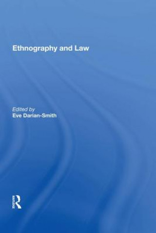 Kniha Ethnography and Law 