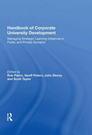 Książka Handbook of Corporate University Development PETERS