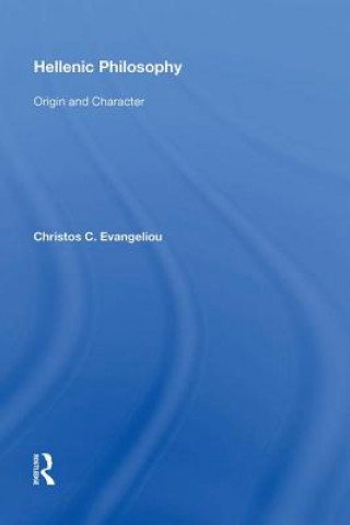 Knjiga Hellenic Philosophy EVANGELIOU