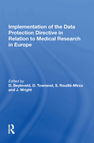 Książka Implementation of the Data Protection Directive in Relation to Medical Research in Europe TOWNEND