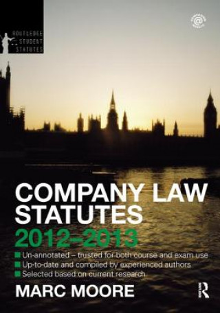 Könyv Company Law Statutes 2012-2013 Marc Moore