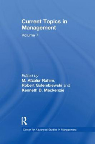 Könyv Current Topics in Management 